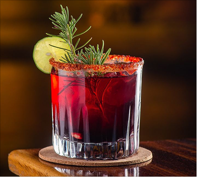 Red cocktail